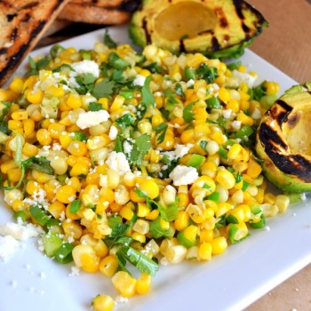 Grilled Corn & Avocado Salad