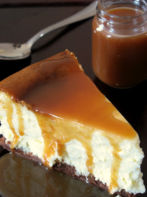 Pillow Cheesecake With Salted Butter Caramel Sauce